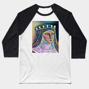 Hildegard of Bingen Portrait | Hildegard of Bingen Artwork 9 Baseball T-Shirt